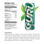 GURU Lite Low Sugar Energy Drink, 24 Pack, Pre Workout Clean Energy Drinks with Green Tea, 100 mg Natural Caffeine, Low Calorie, Vegan, Organic, Plant Based, For Performance & Focus, Lemon 8.4 oz Cans - Image 6